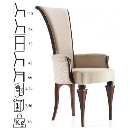 586P  Raw or finished beech wood chair, finisgings to choice