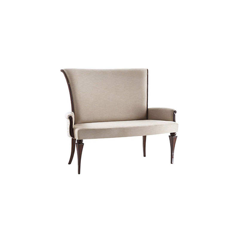 586/D  Raw or finished beech wood sofa, finishings to choice