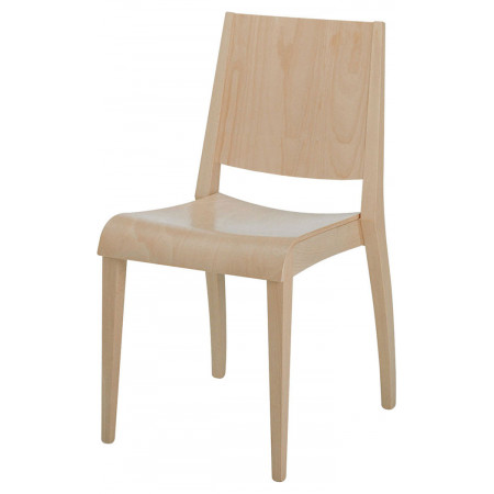 587/L  Raw or finished beech wood chair , finishings to choice