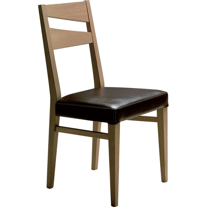 611  Raw or finished beech or durmast wood chair, finishing to choice