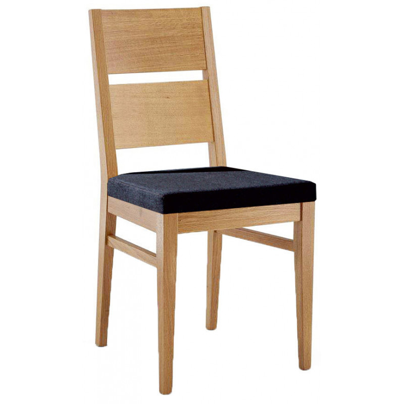 613  Raw or finished beech or durmast wood chair, finishing to choice