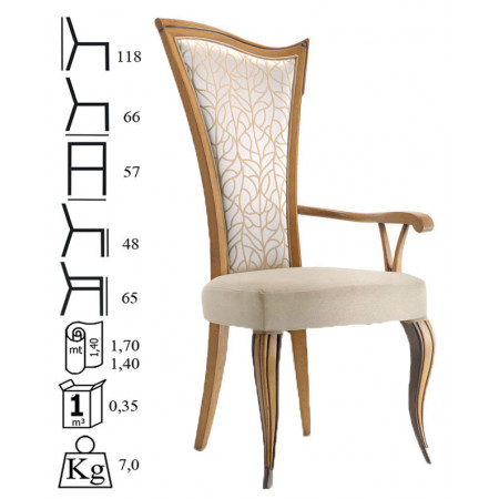 615C/SIN-DX  Raw or finished beech wood chair, finishings to choice