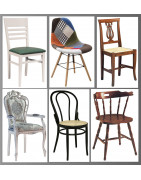 Wooden, metal or plastic chairs of all types and for all uses and needs