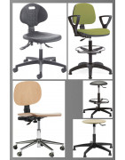 Work chairs and stools